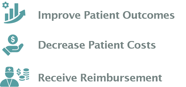 Improve Patient Outcomes, Decrease Patient Costs, Receive Reimbursement